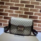 Gucci Horsebit 700457 Best 1955 Crossbody 1:1 Mirror Beige Bag