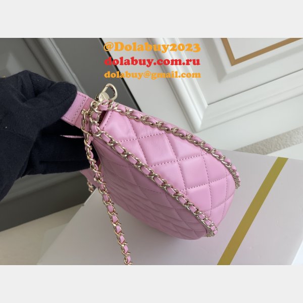 We Sale High-quality Fake AS3917 Lambskin Hobo Bag