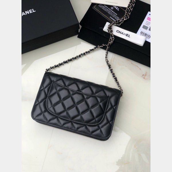 Top Quality CC WOC CHAIN BAG LAMBSKIN 19CM