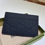 GG Replcia Gucci 771314/771315/780403 Rubber-effect Zip Card Case Wallet