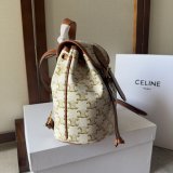 Backpack Celine Replica 197662 Folco Triomphe Canvas Bag