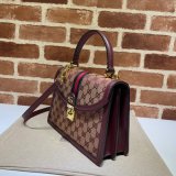 Fake Gucci Designer 651055 Ophidia small top handle bag with Web