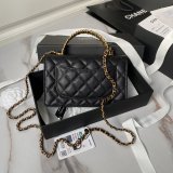 Best Top Wallet On Chain 1:1 Mirror AP4062 Black Replica Bag