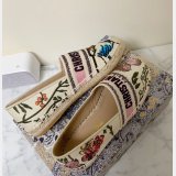 Dior Buy High Quality Monogram Embroidered Fisherman Replica Shoes