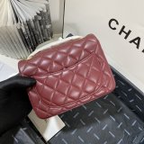 Knockoff CC Lambskin Flap Bag 17cm AS1115