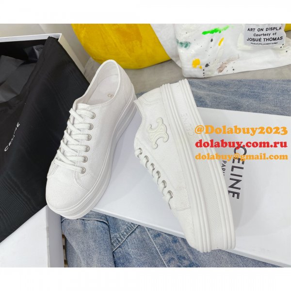 Buy 2022 Replica Celine Platform Canvas Shoes Online