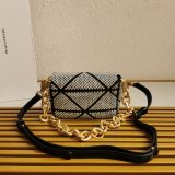 Prada Designer System Nappa Patchwork Shoulder 1BD329 Replica Bag