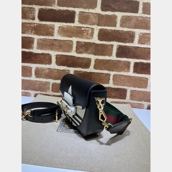 Gucci Top Fake Designer Horsebit Crossbody Adidas X 658574 Bags