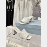 Replica Prada Quilted Leather Mules