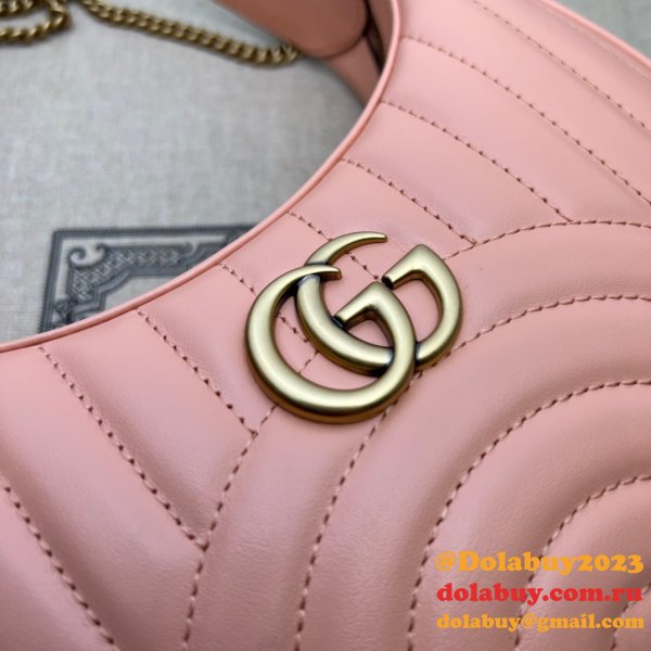 Gucci AAA+ GG Marmont half-moon-shaped 699514 Fashion bag