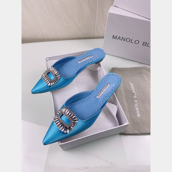 Replicas Manolo Blahnik Luxury Satin Pumps Dolabuy