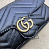 GG Marmont Gucci Replica Card Case Chain Wallet 751526 Bag