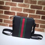 Top Quality Gucci Web GG Supreme Flat Messenger Replica 471454 Bag