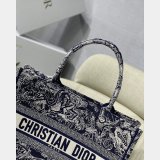 Dior High Quality Book Tote Replica Dior 41.5/36CM Oblique Embroidery