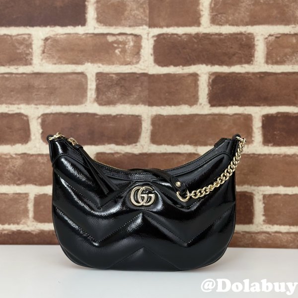 Luxury GG Marmont Gucci 777263 Knockoff Shoulder Black Bag