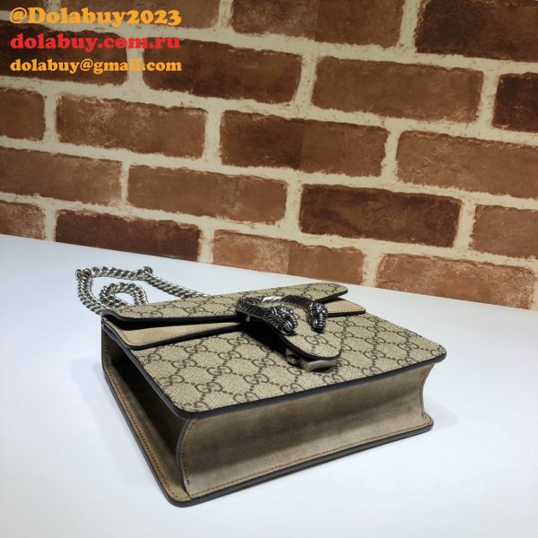 Gucci High Quality 421970 Dionysus GG Supreme mini Beige bag