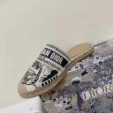 Best Quality 1:1 Mirror Dior Embroidered Fisherman Shoes