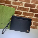 Gucci 7 Star 658562 Replica GG Marmont pouch black bag