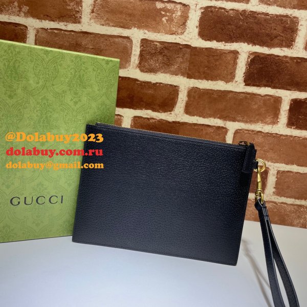 Gucci 7 Star 658562 Replica GG Marmont pouch black bag