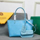 Wholesale Goyard Classic Chevron St. Louis PM Totes Sky-Blue Bags