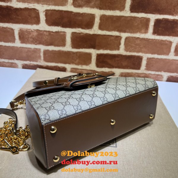 Replicas Gucci High-end Horsebit 1955 Top Handle 702049 Bags