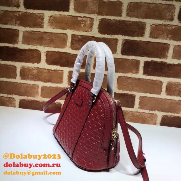 Top Quality Gucci Replicas 449654 microguccissima bag leather