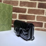 High Quality GG Marmont Super Replica Gucci 476433 Black Bag