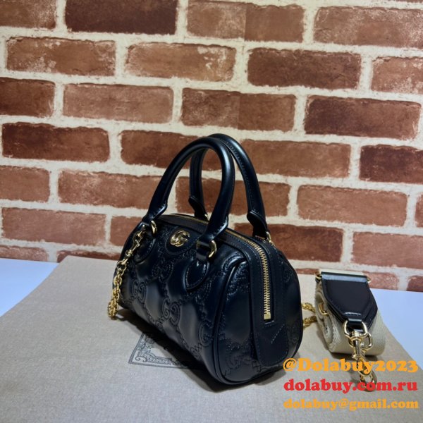 Gucci Best Perfect GG matelassé leather top handle 702251 Replica bag