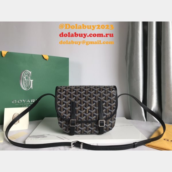 Copy Goyard Chevron Belvedere Duplicate Messenger GY020098 Fake Bag