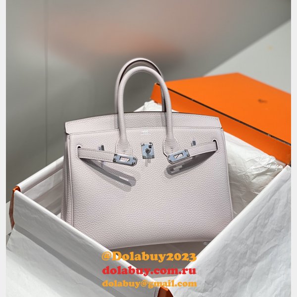 HERMES BIRKIN 25CM HALF HUMAN HANDMADE STICHING