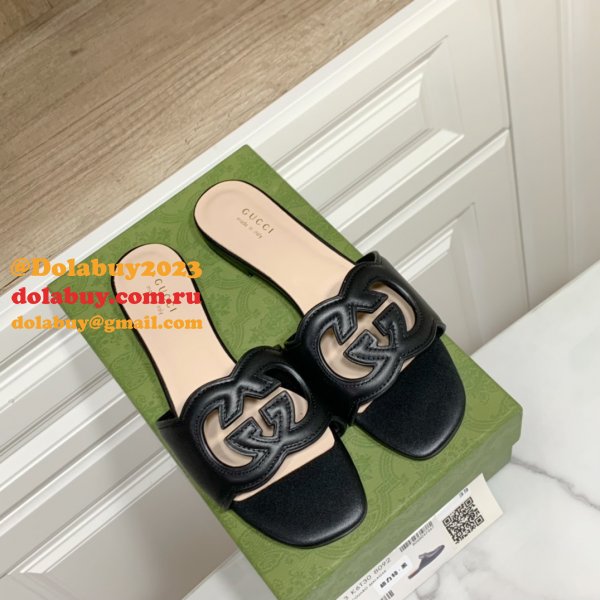 Replica Gucci Designer Shoes Outlet Flat Slippers Sale