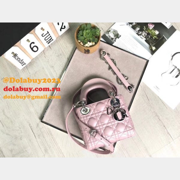 AAA+ Christian Lady Dior Handbags Online Purchase MINI 17CM