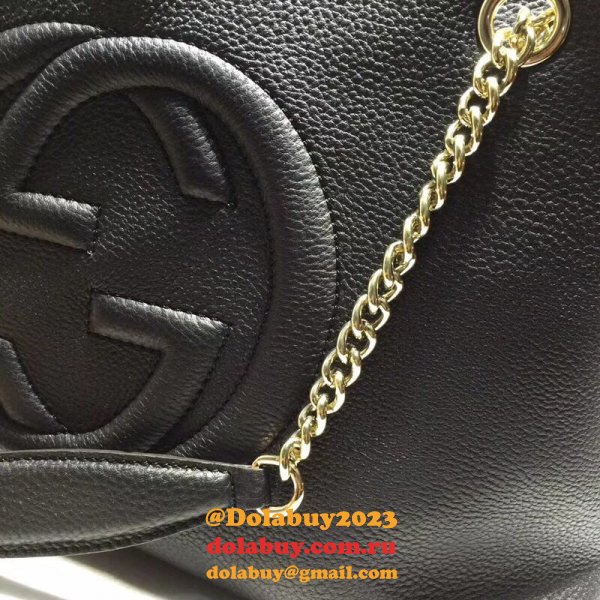 7 Star Gucci Replica Soho leather shoulder 308982 bag