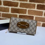 Best Gucci Replica 621889  1955 Horsebit zip around wallet