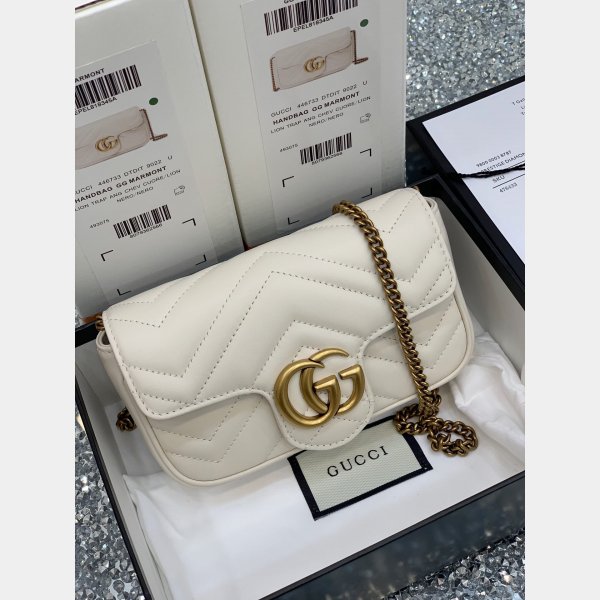 Gucci Wholesale GG Marmont Mini chain shoulder 476433 bag