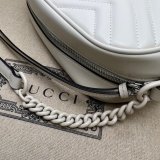 Gucci 447632 Marmont Replica Shoulder Emerald Leather Bag