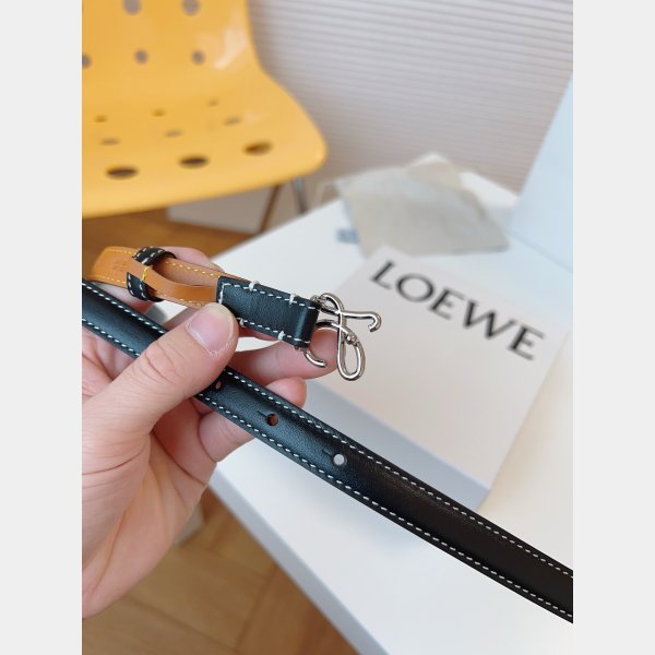 Wholesale Loewe Women Belt 1:1 Mirror Smooth 1.5cm Width