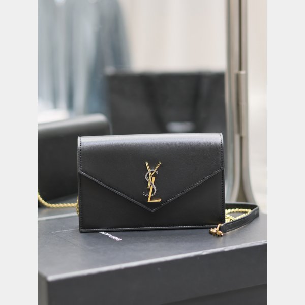 Replica YSL 19cm Fake Saint Laurent WOC Monogram Chain 393953 Bag