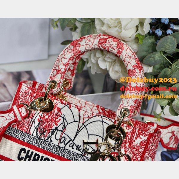 UK Quality Designer Replica Christian Dior Lady Dior 24cm Handbags Bags