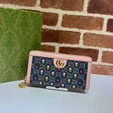 Gucci Replica Wholesale 523154 Ophidia GG zip around wallet