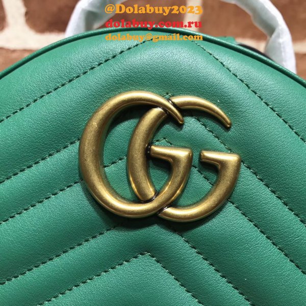 AAA+ Gucci Replica 476671 GG Marmont quilted leather backpack