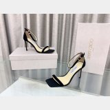 Replica Jimmy Choo Alva Suede Sandals 1:1 Mirror Heel 8.5 cm Shoes