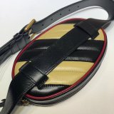 Replica Gucci Hibiscus 476434 AAA+ Chevron Leather GG Marmont