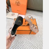 Ella Suede Hermes Designer Replicas Sandals Heel 8.5cm Shoes