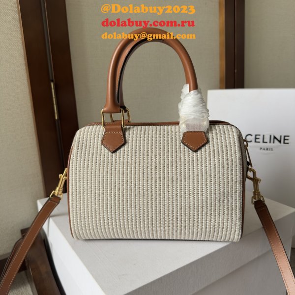 Luxury Celine 197582 Triomphe Small Boston Bag