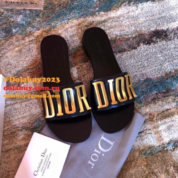 Wholesale Luxury DIOR FALT SLIPPER Top Quality