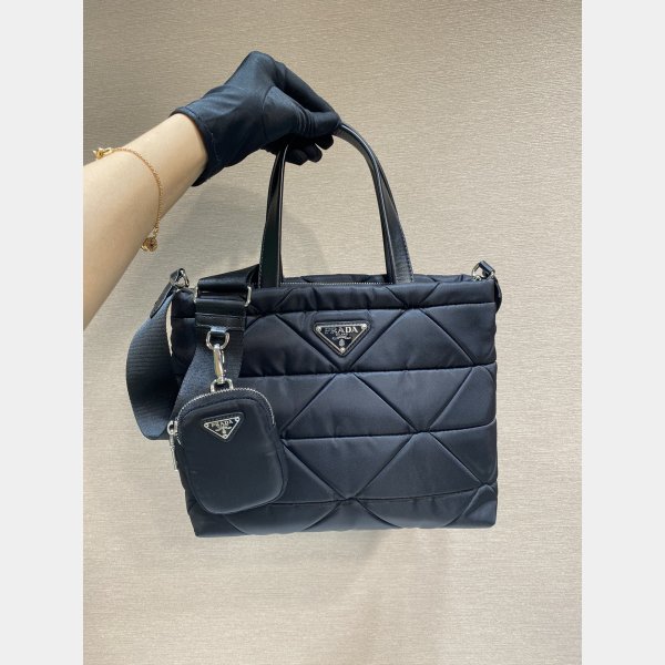 Buy Prada Replica Shoulder 1BG380 Black Handbags