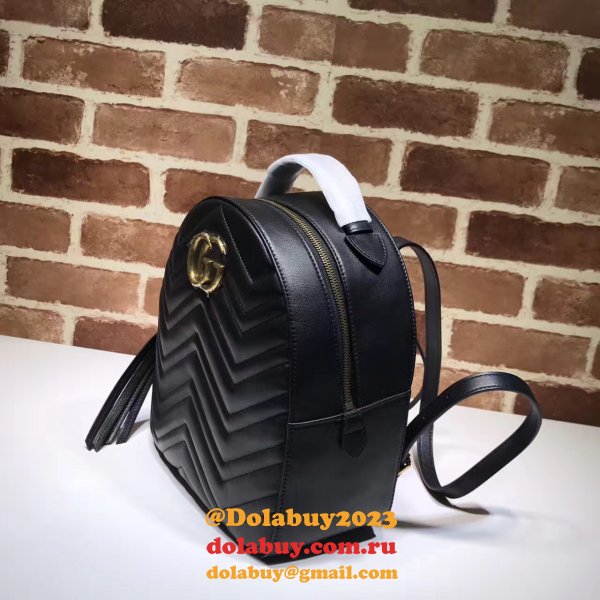 AAA+ Gucci Replica 476671 GG Marmont quilted leather backpack