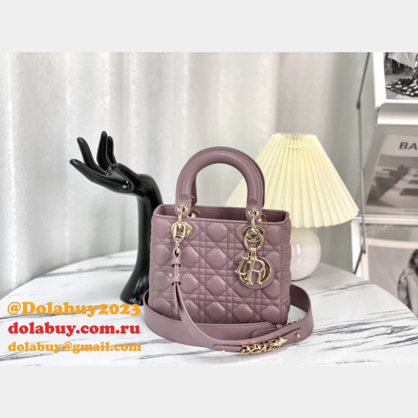 Perfect DIOR lady lambskin 20CM HANDBAG Inspired