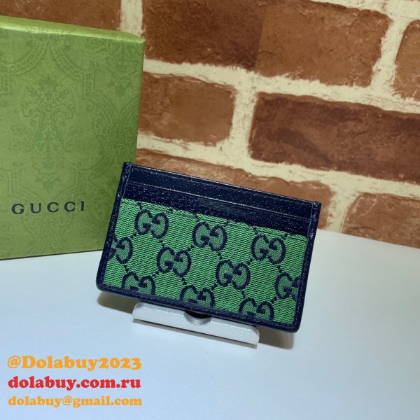 UK Gucci High Quality 659601 GG Multicolor card case wallet